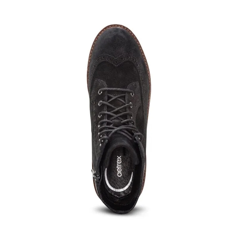 Aetrex Women's Margot Lace Boots- Black