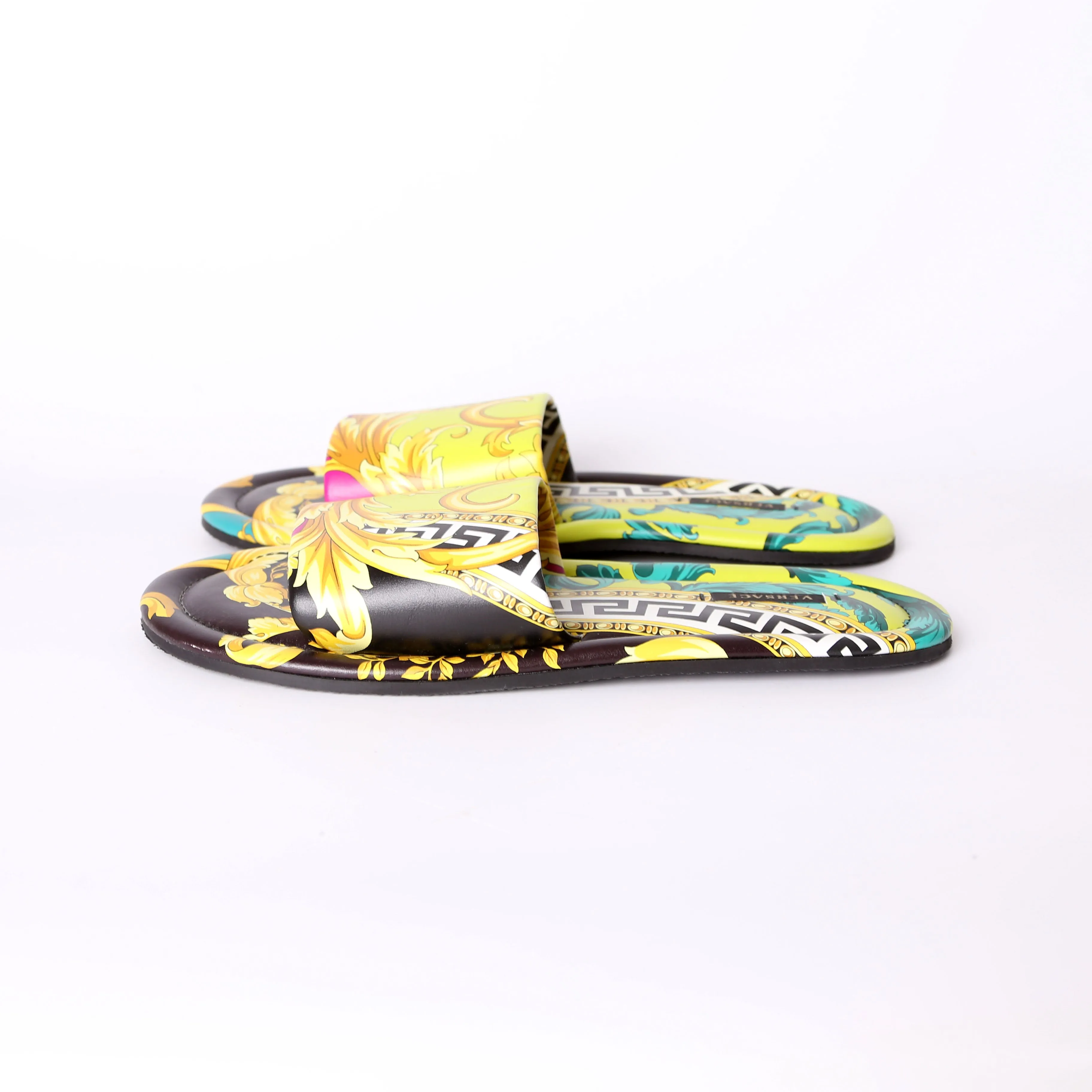 Barocco Rubber Slides Size 38