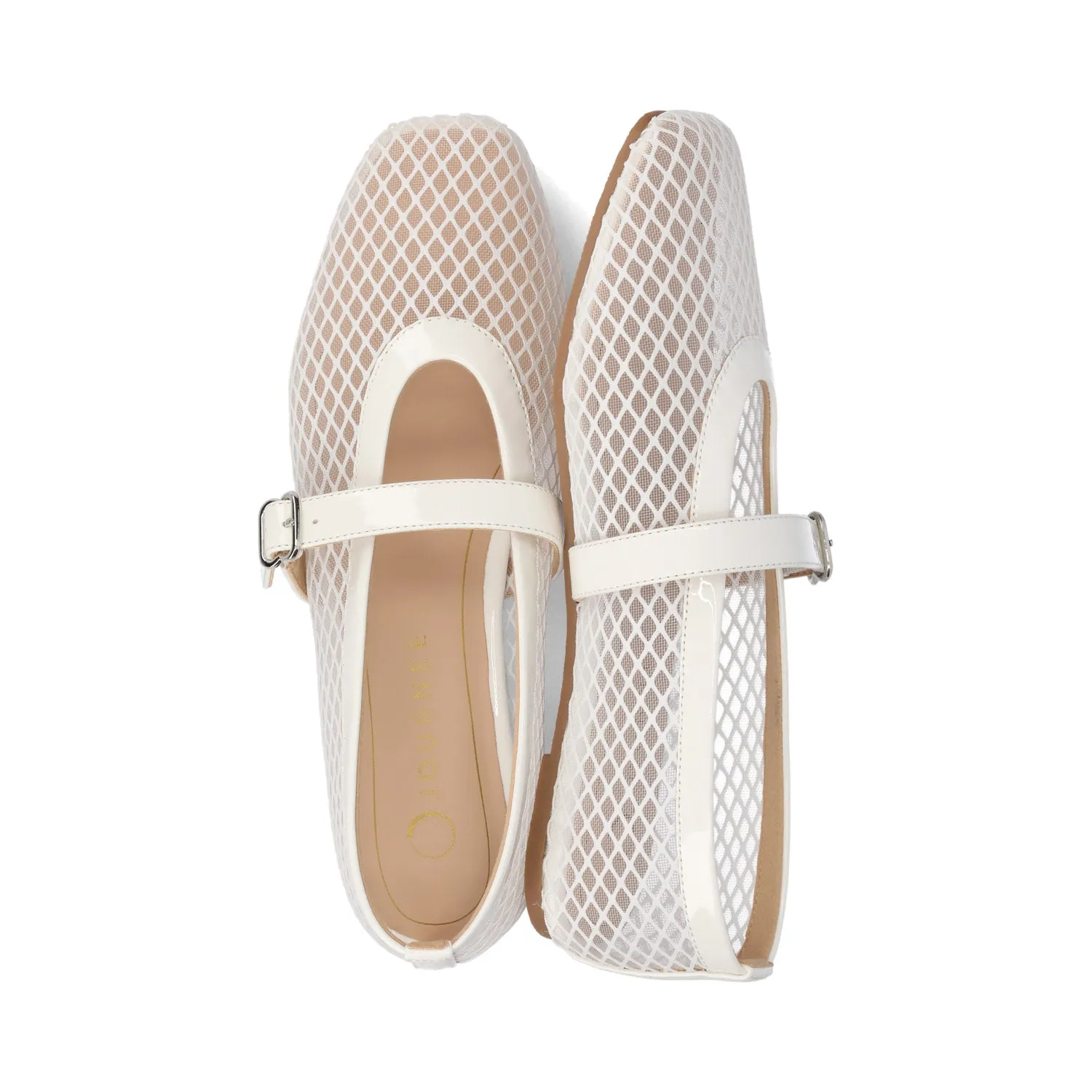 CASHA MARY JANE FLATS IN MESH