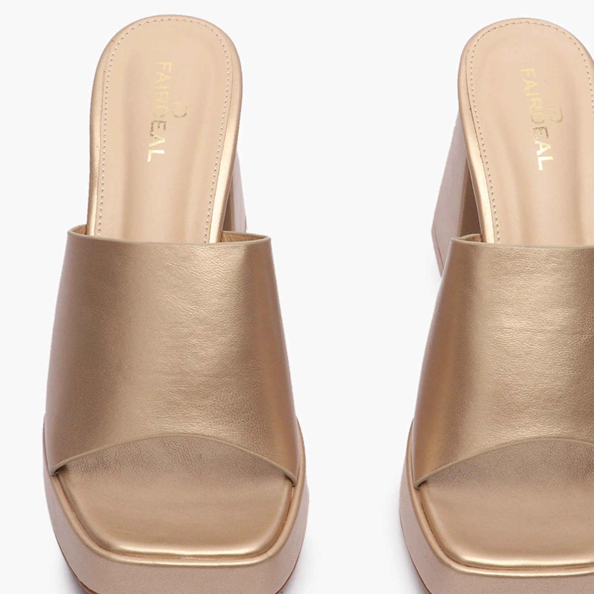 Chunky Heel Mules
