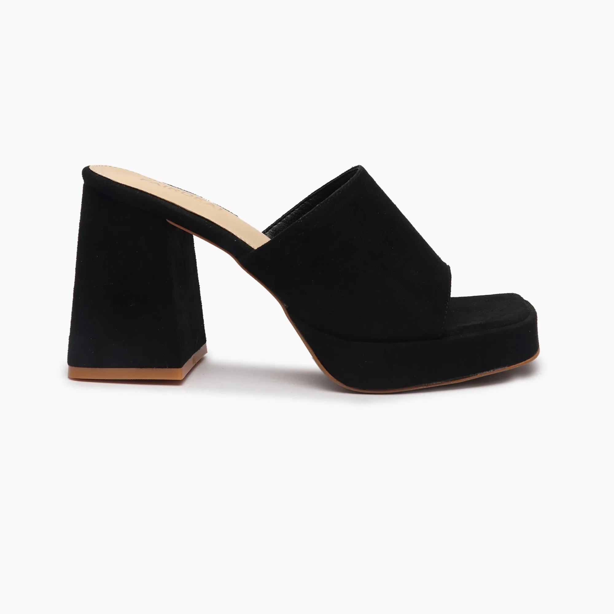 Chunky Heel Mules