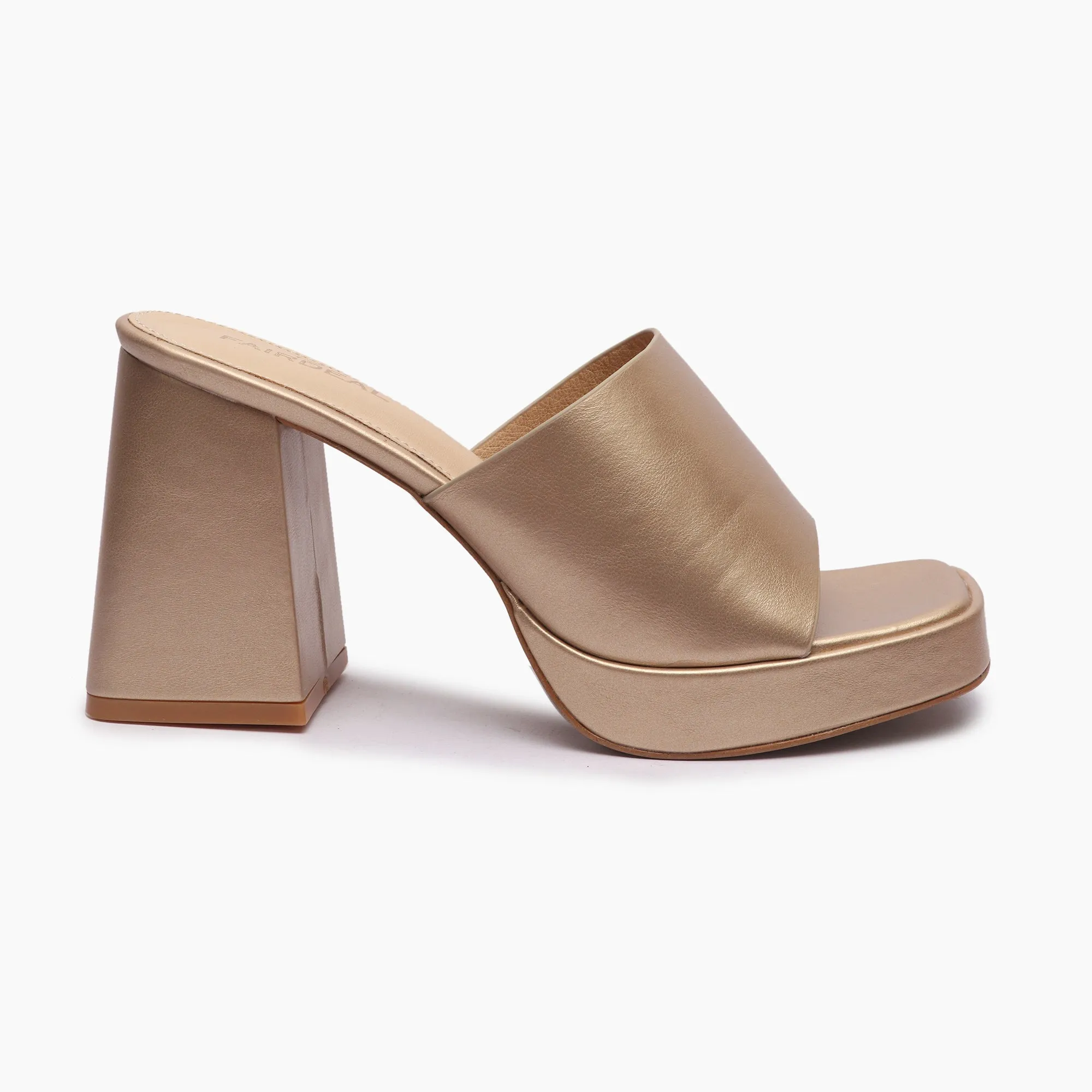 Chunky Heel Mules