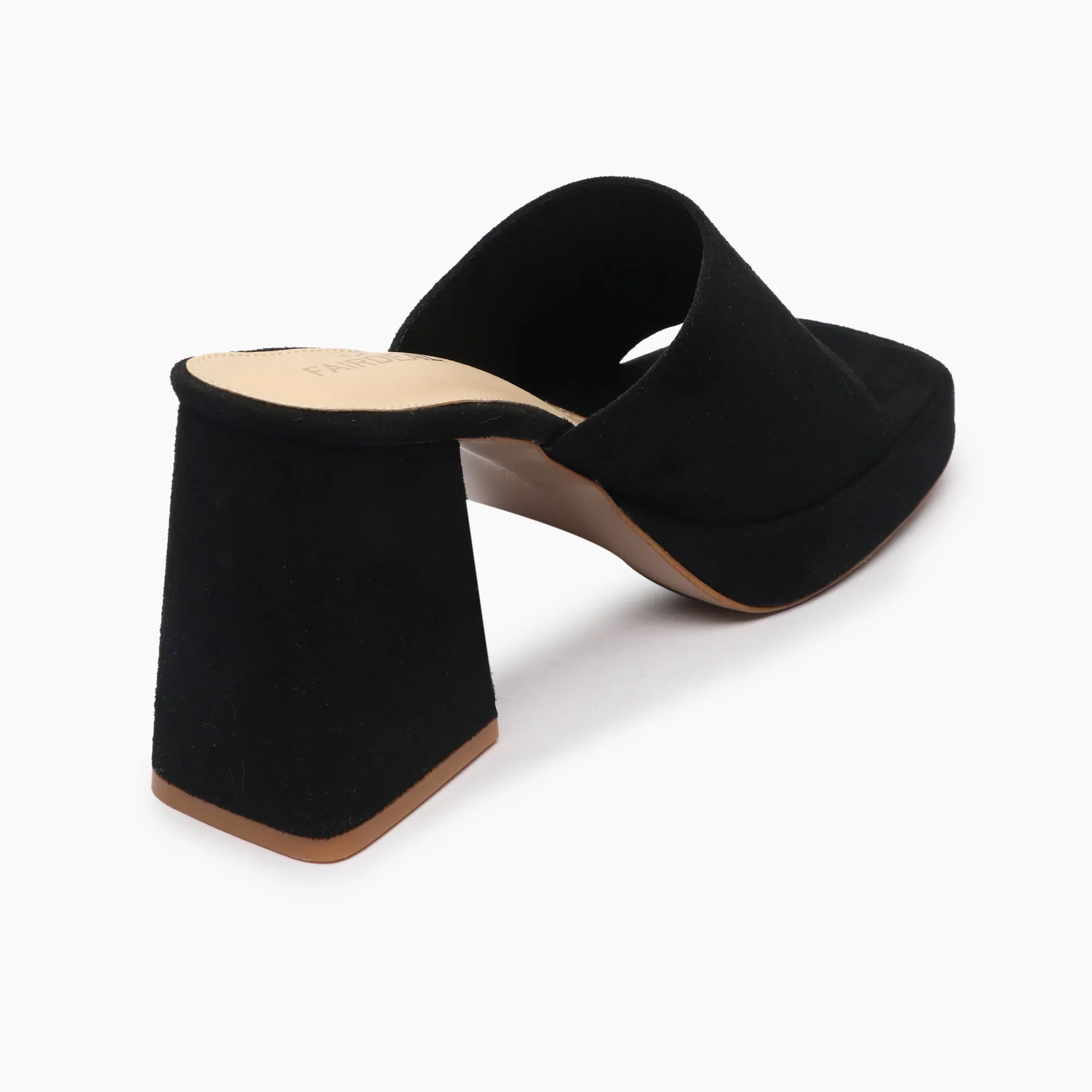 Chunky Heel Mules