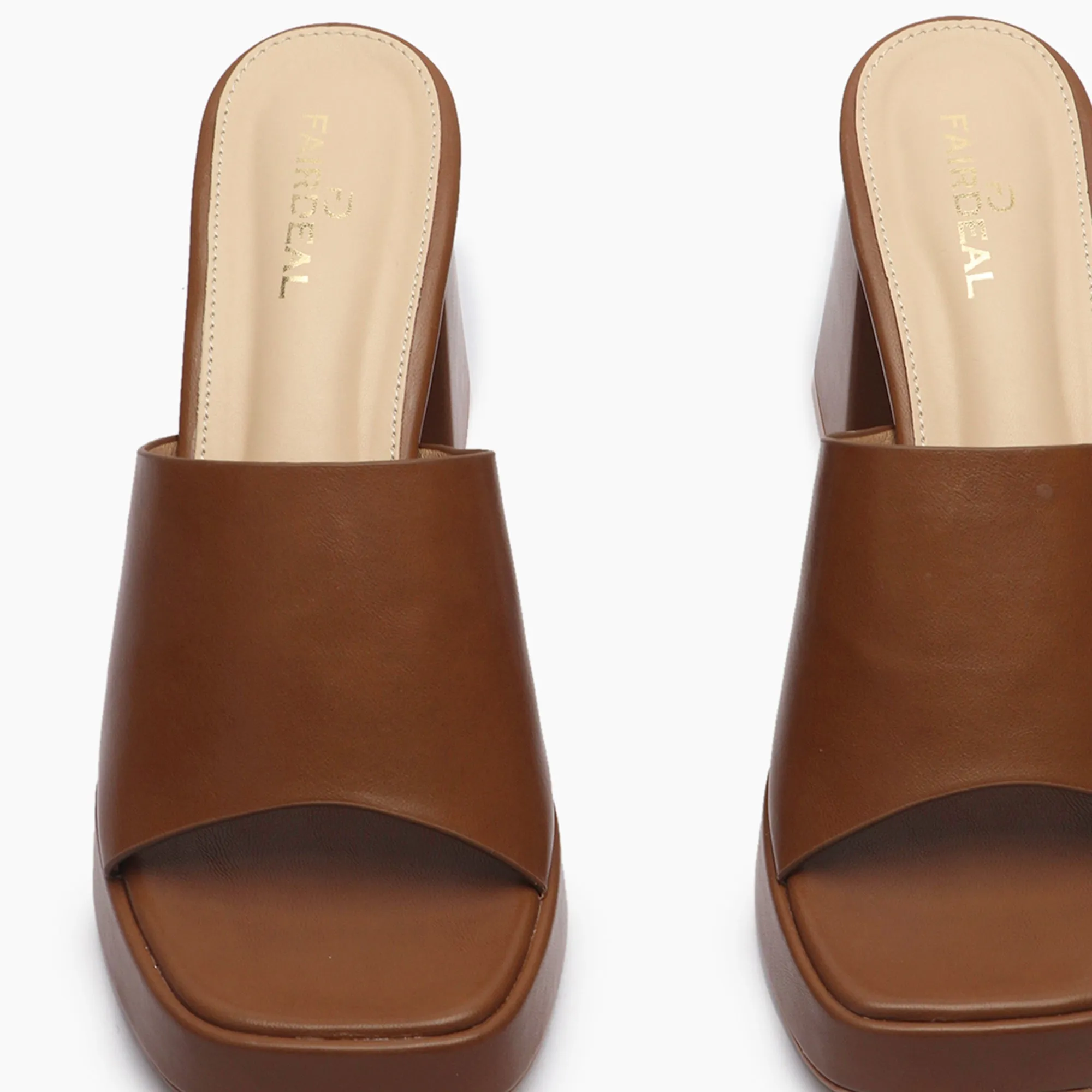 Chunky Heel Mules