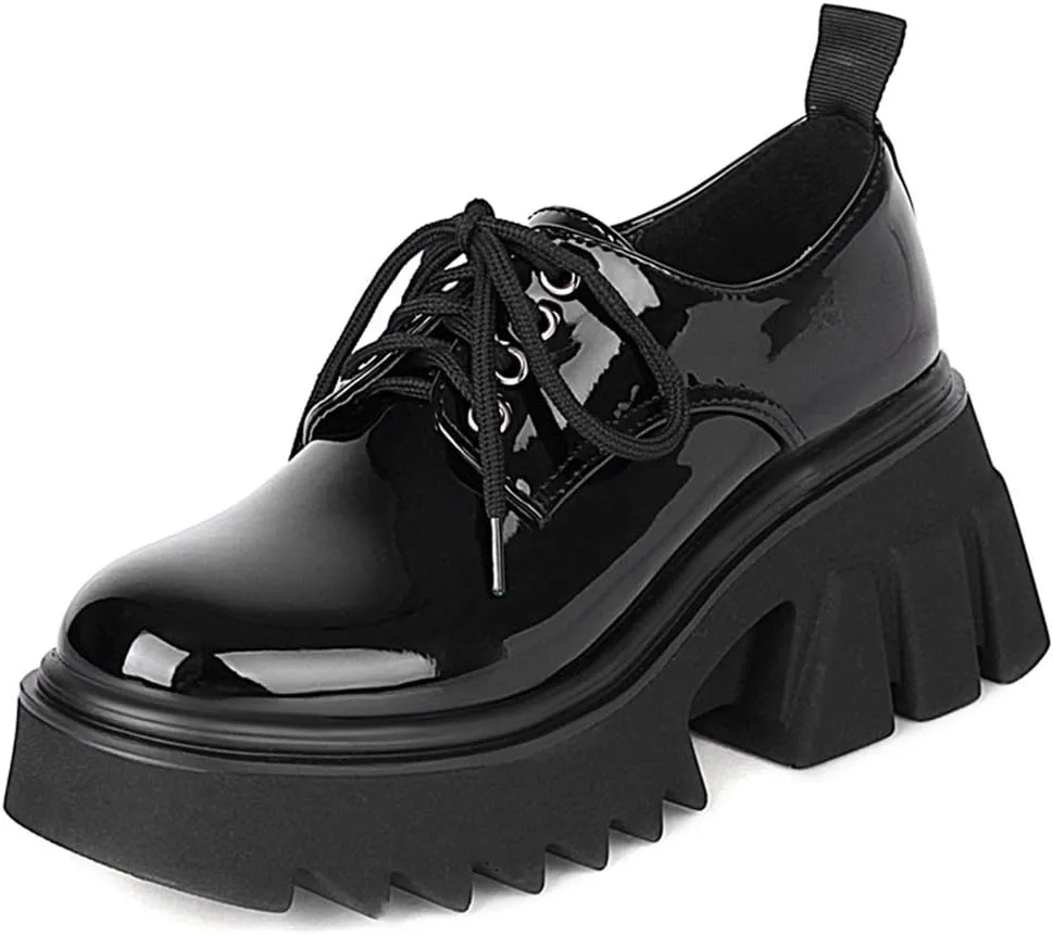 Ciuyurra Stylish Women Gothic Shoes Platform