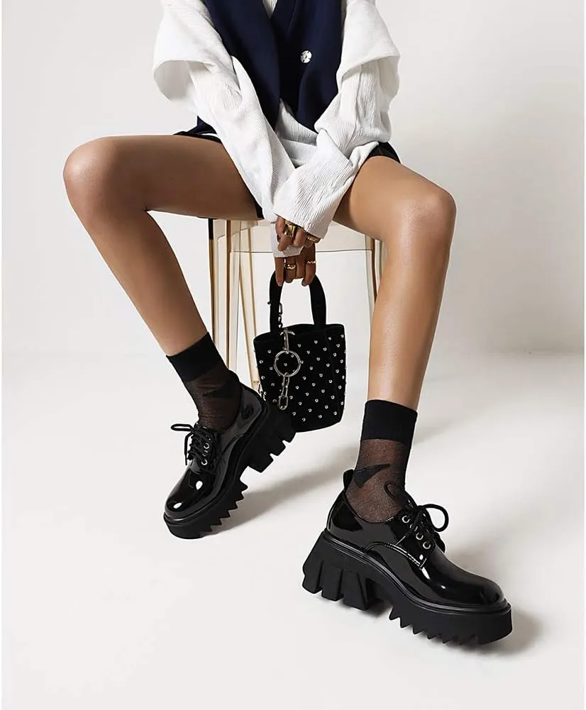Ciuyurra Stylish Women Gothic Shoes Platform