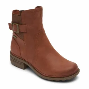 Cobb Hill Women's Brunswick Buckle Waterproof Boots- Brown