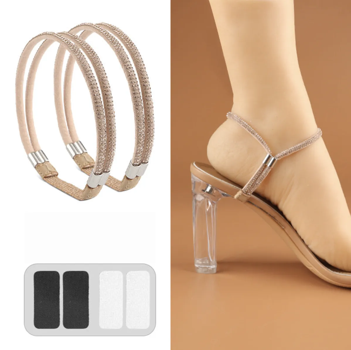 Comelyy High-heeled shoelaces to prevent falling off