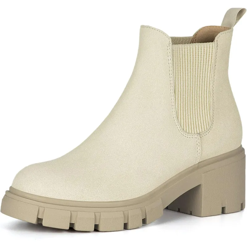 Comfortable Lug Sole Boots