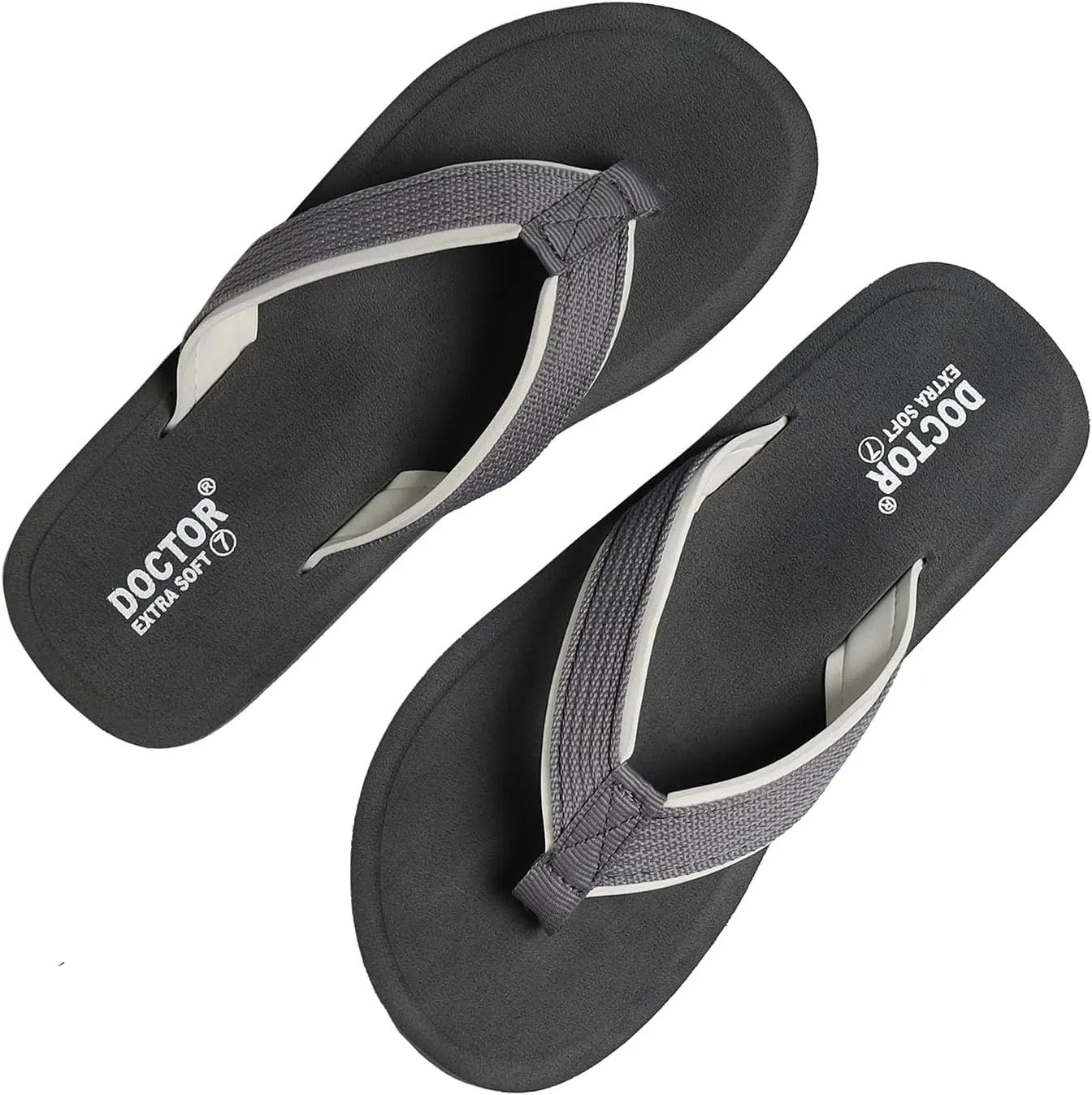 Doctor Slippers for Men's Orthopedic Diabetic Non-Slip Lightweight Durable Cushion Comfortable Flat Mcr Casual Stylish Dr Chappals and House Flip flops For Gent's and Boy’s D-34