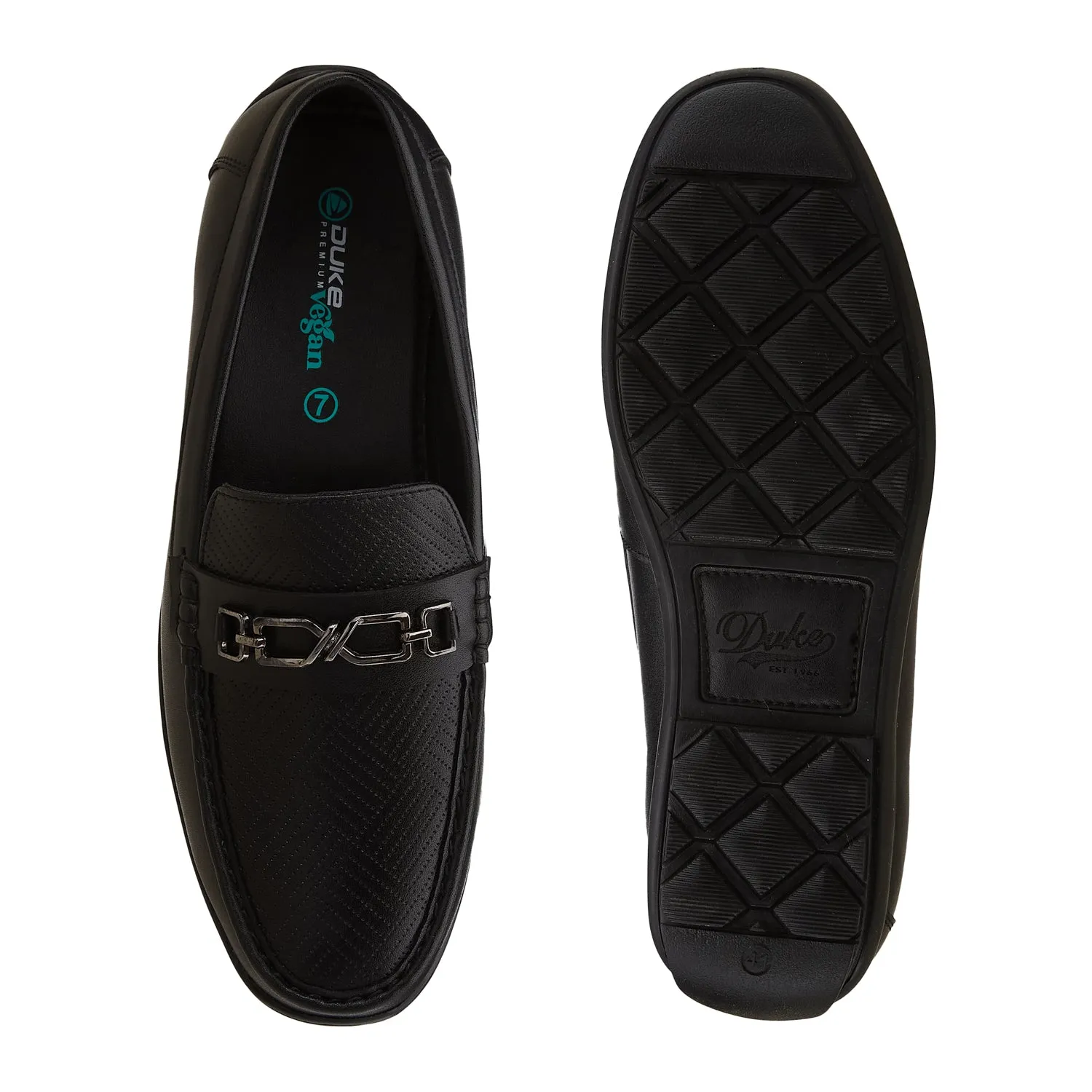 Duke Signature Buckle Loafers  (FWOL4036)