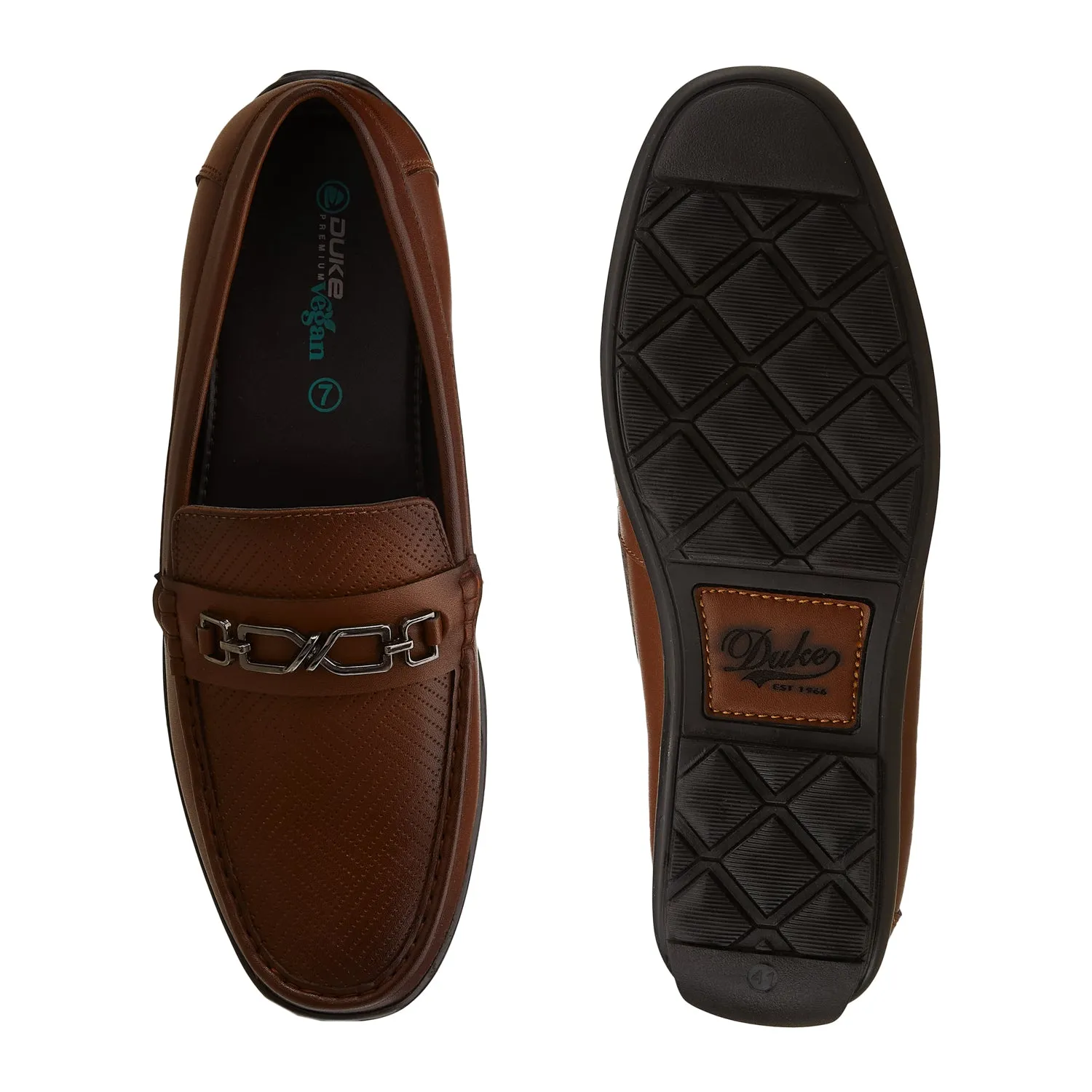 Duke Signature Buckle Loafers  (FWOL4036)