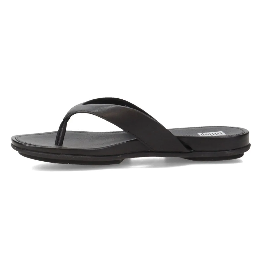 FitFlop Gracie Leather Women's Toe Post Sandals