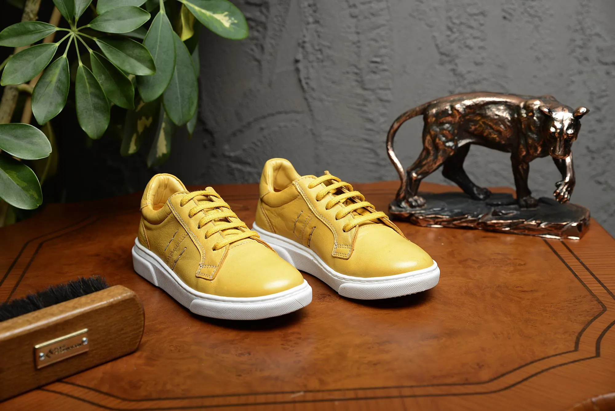 FOOT FEDERATION FAMILY DERBY KIDS' SNEAKER YELLOW
