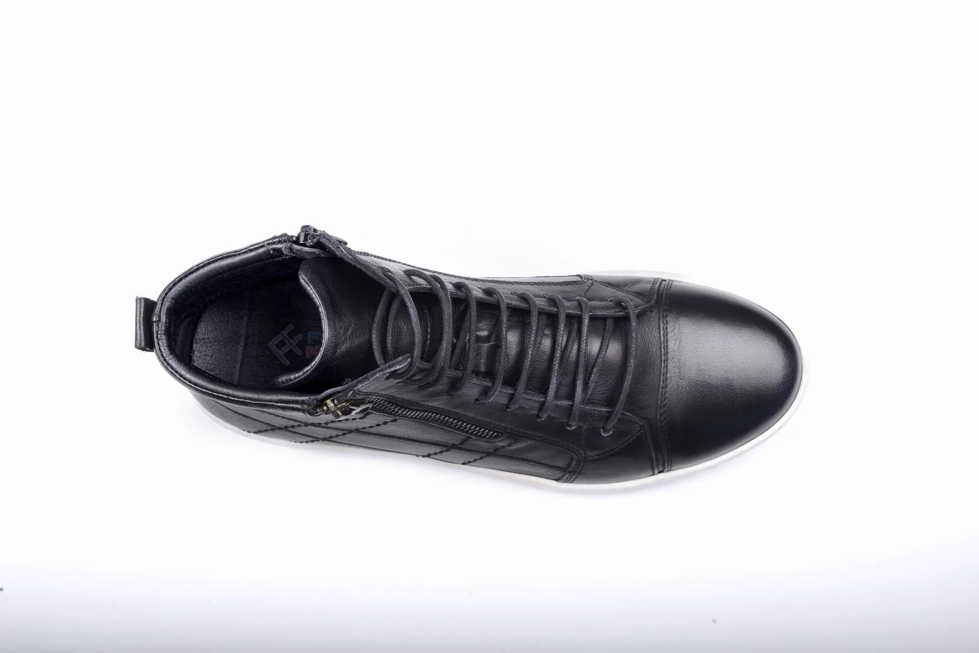 FOOT FEDERATION SNEAKER MID-TOP MENS BOOT BLACK