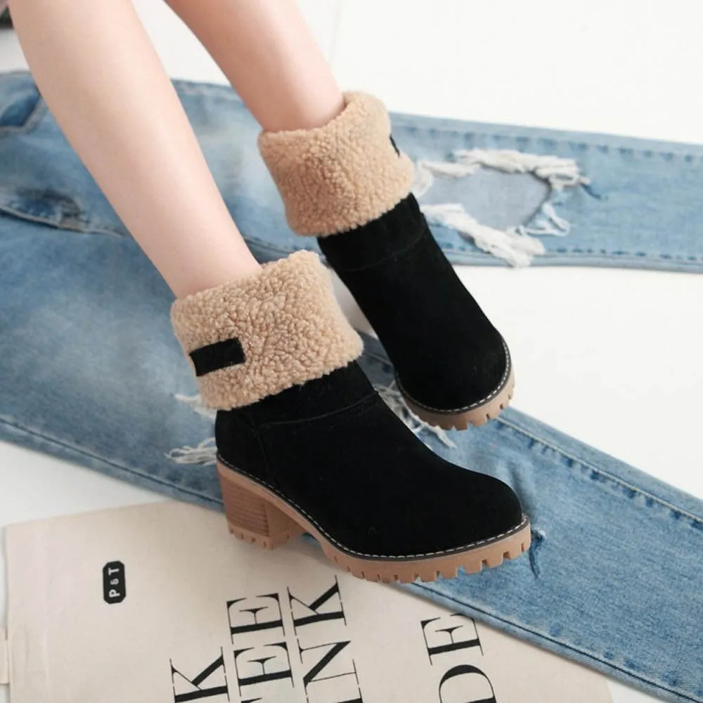 Fur Warm Wool Comfortable Boots