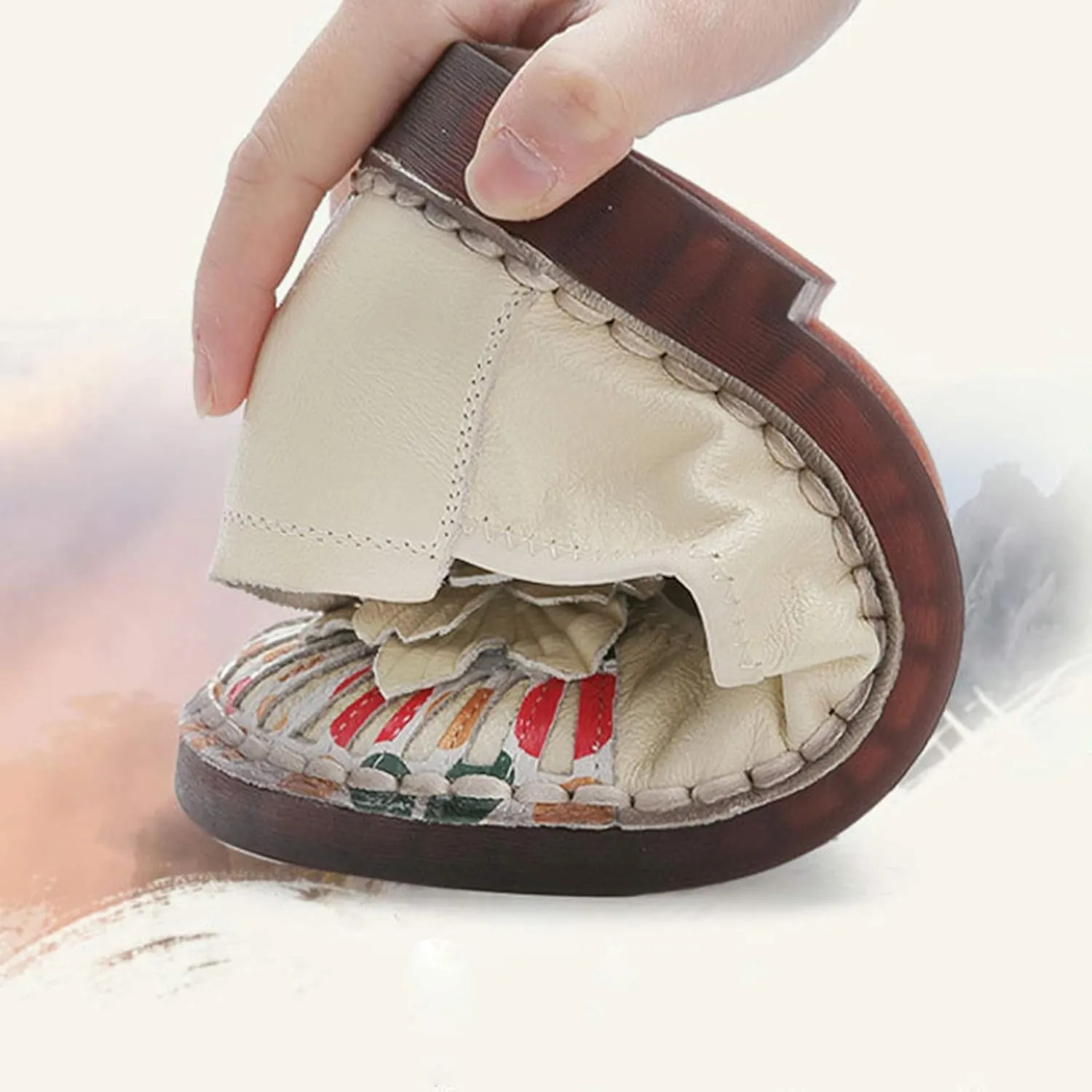 Hee grand Women's Slip on Flats,Breathable Comfort Soft Walking Shoes Anti-Slip Driving Shoes Big Size