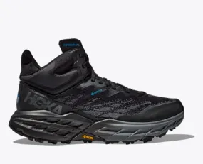 Hoka Men's Speedgoat 5 Mid Gore-Tex® Hiking Boots- Black