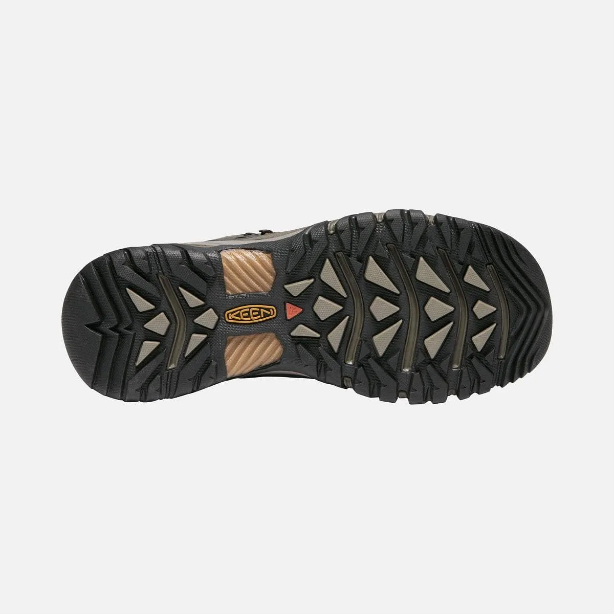 Keen Men's Targhee III Mid Waterproof Hiking Boots- Black Olive/ Brown