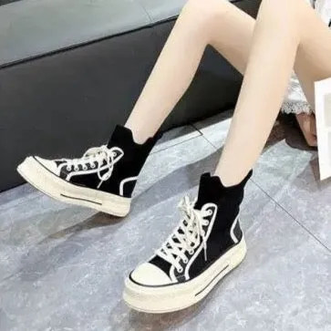 Kielo Knit Upper High Top Sneakers