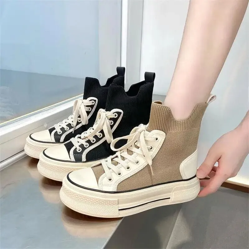Kielo Knit Upper High Top Sneakers