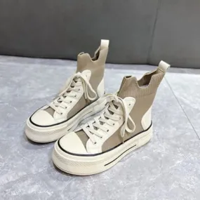 Kielo Knit Upper High Top Sneakers