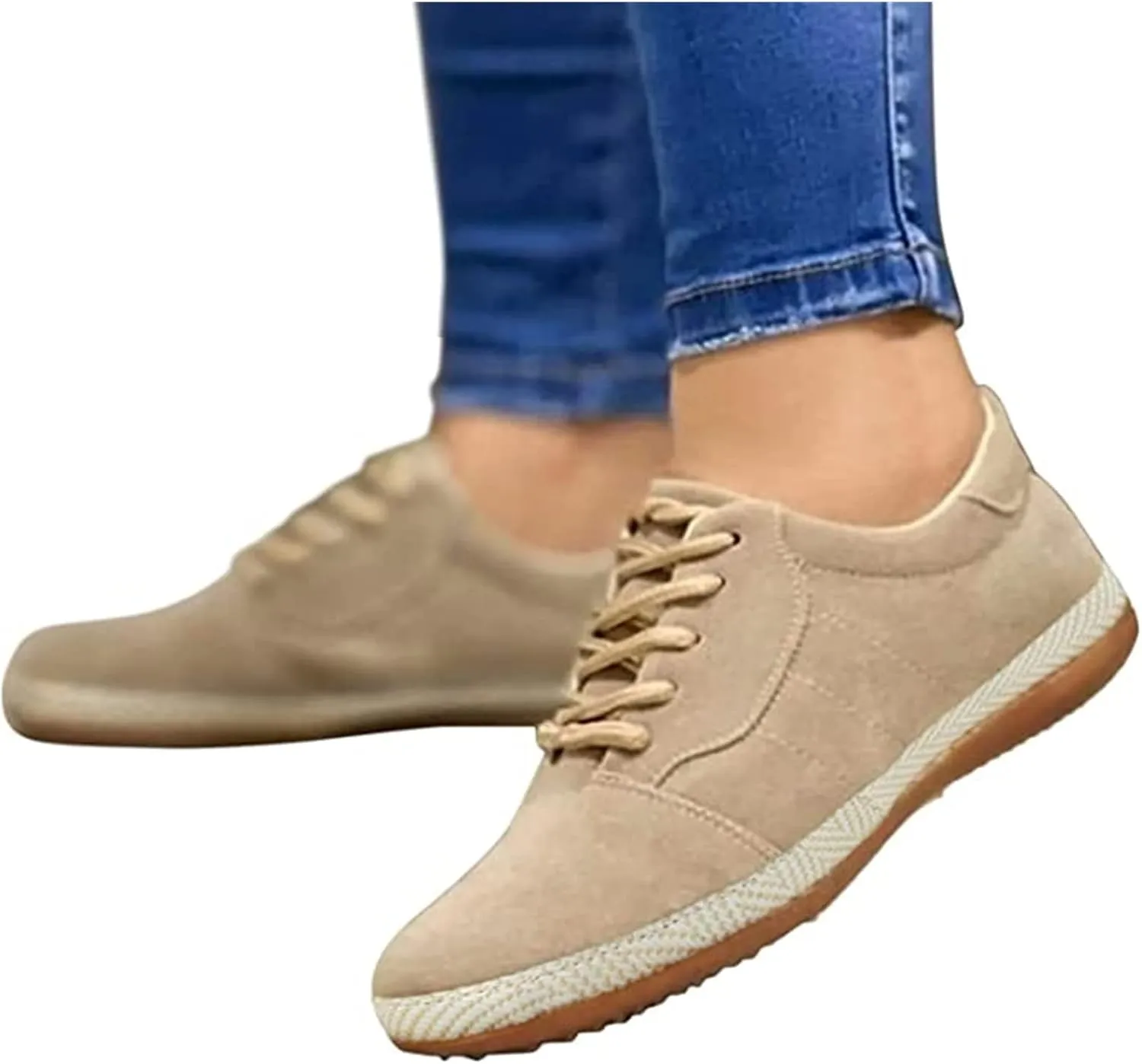 Lausiuoe Shoes For Women Dressy Comfortable Canvas Shoes Low Top Fashion Slip On Sneakers Classic Casual Walking Flat Loafers