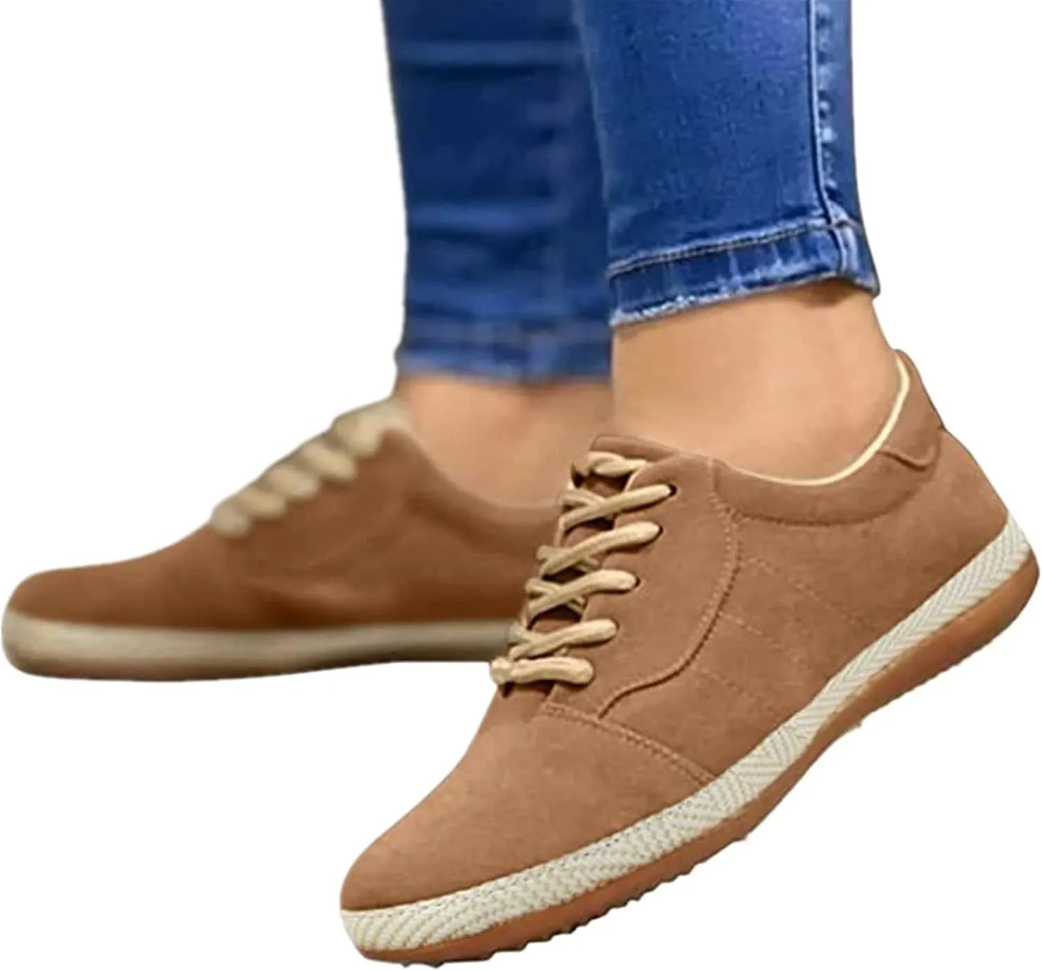 Lausiuoe Shoes for Women Sneakers Slip On Comfortable Casual Fashion Sneakers Walking Classic Lightweight Canvas Flat Loafers