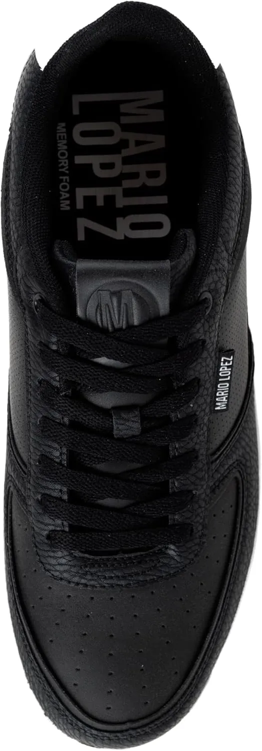Mario Lopez Men's Sneakers Fuego Low Top Lace-Up Comfortable Mens Sneaker Classic Footwear for Men