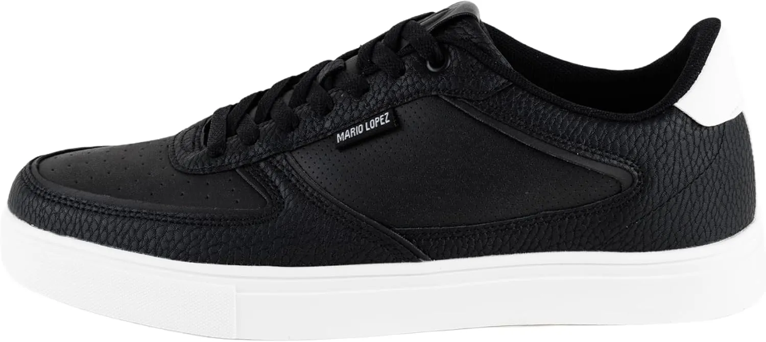 Mario Lopez Men's Sneakers Fuego Low Top Lace-Up Comfortable Mens Sneaker Classic Footwear for Men