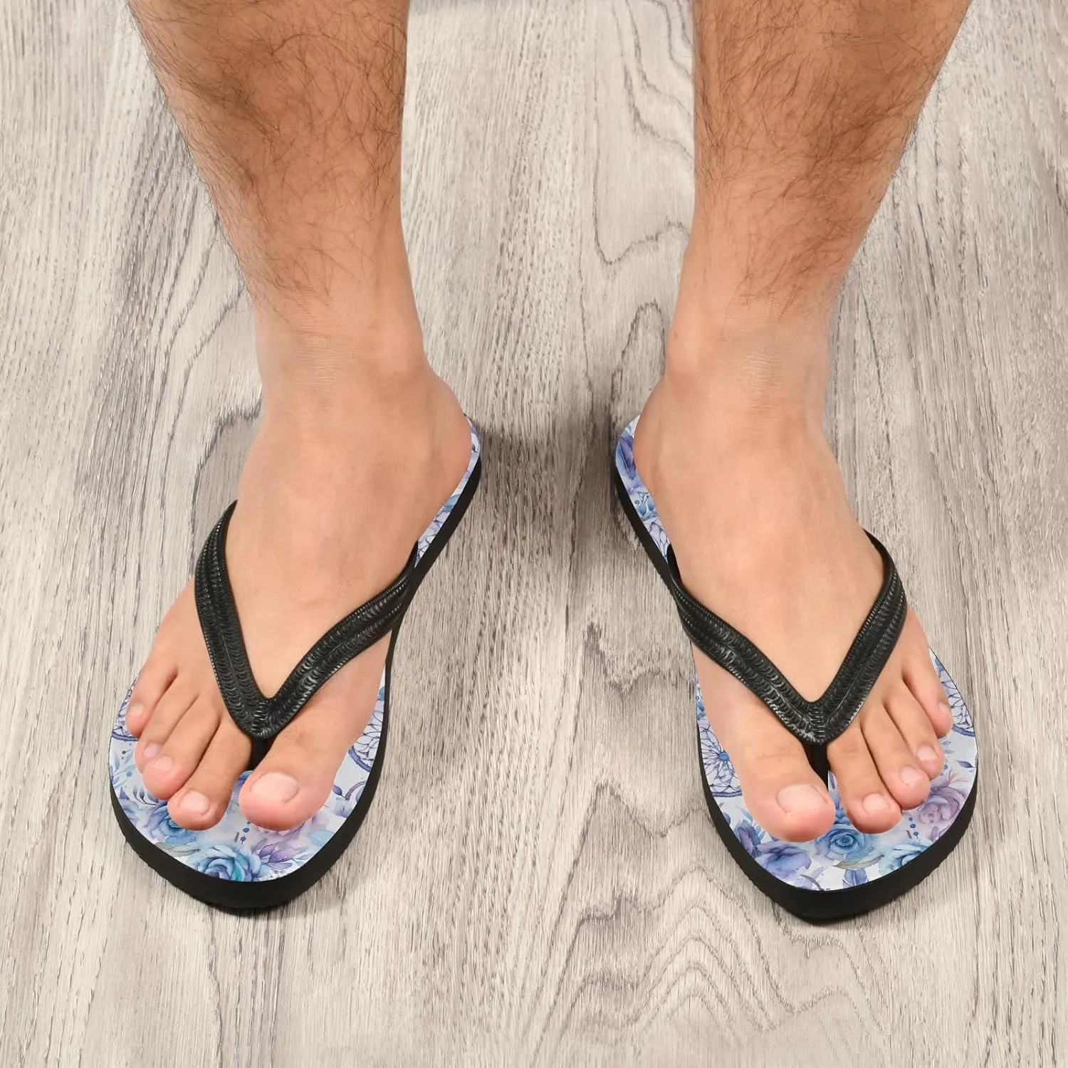 MNSRUU Flip Flops for Women Men Palm Leaf Flip Flops Womens Slides Men Sandals Shower Slippers Summer Non-Slip Flipflops for Swim Beach Bathroom, XS