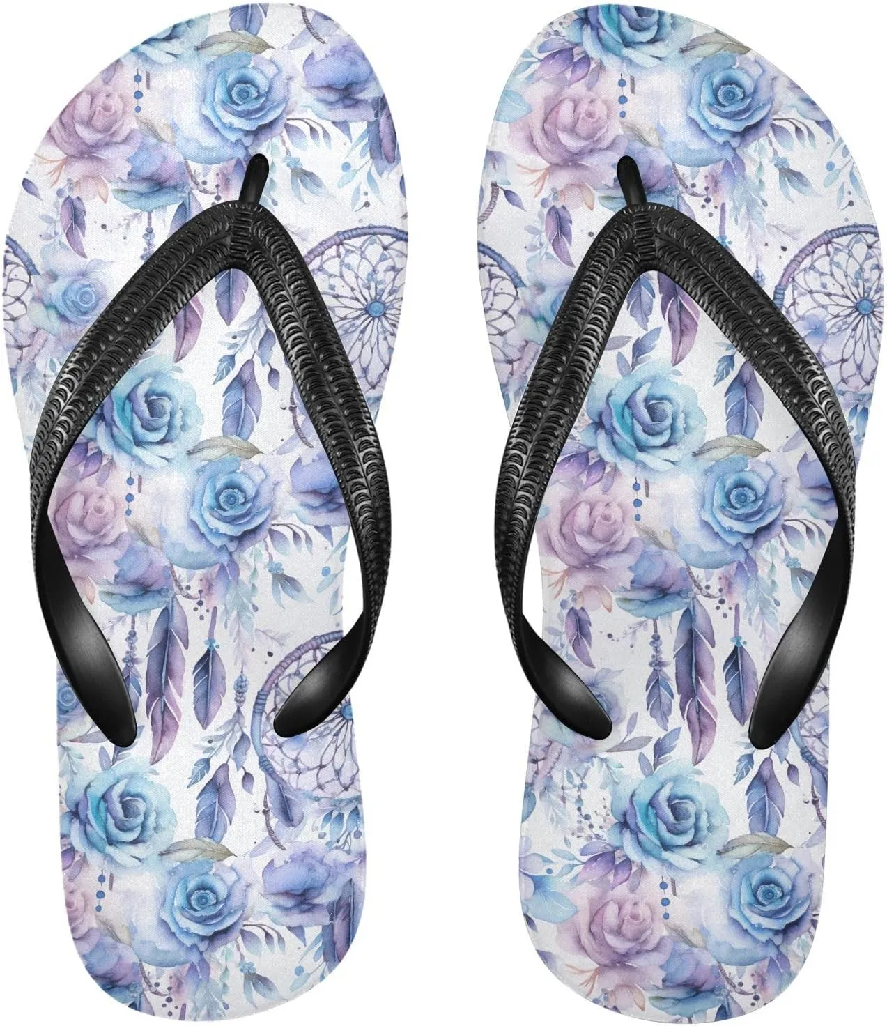 MNSRUU Flip Flops for Women Men Palm Leaf Flip Flops Womens Slides Men Sandals Shower Slippers Summer Non-Slip Flipflops for Swim Beach Bathroom, XS