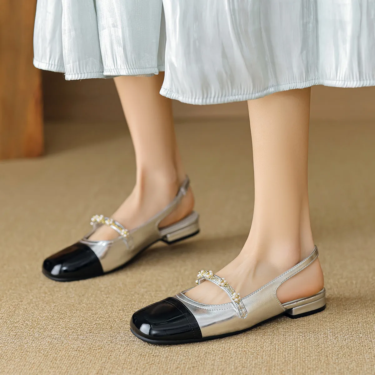 Morwenna - Chic Low-Heel Mules for Women