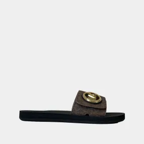 MULES MICHAEL KORS MK CHARM SLIDE
