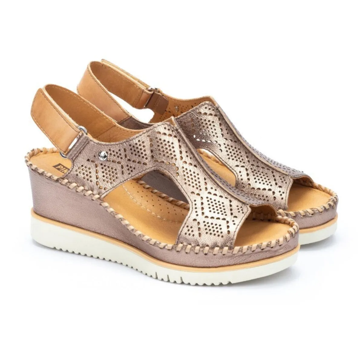 Pikolinos Aguadulce W3z-1775clc1 Women's Wedge Sandals in Stone