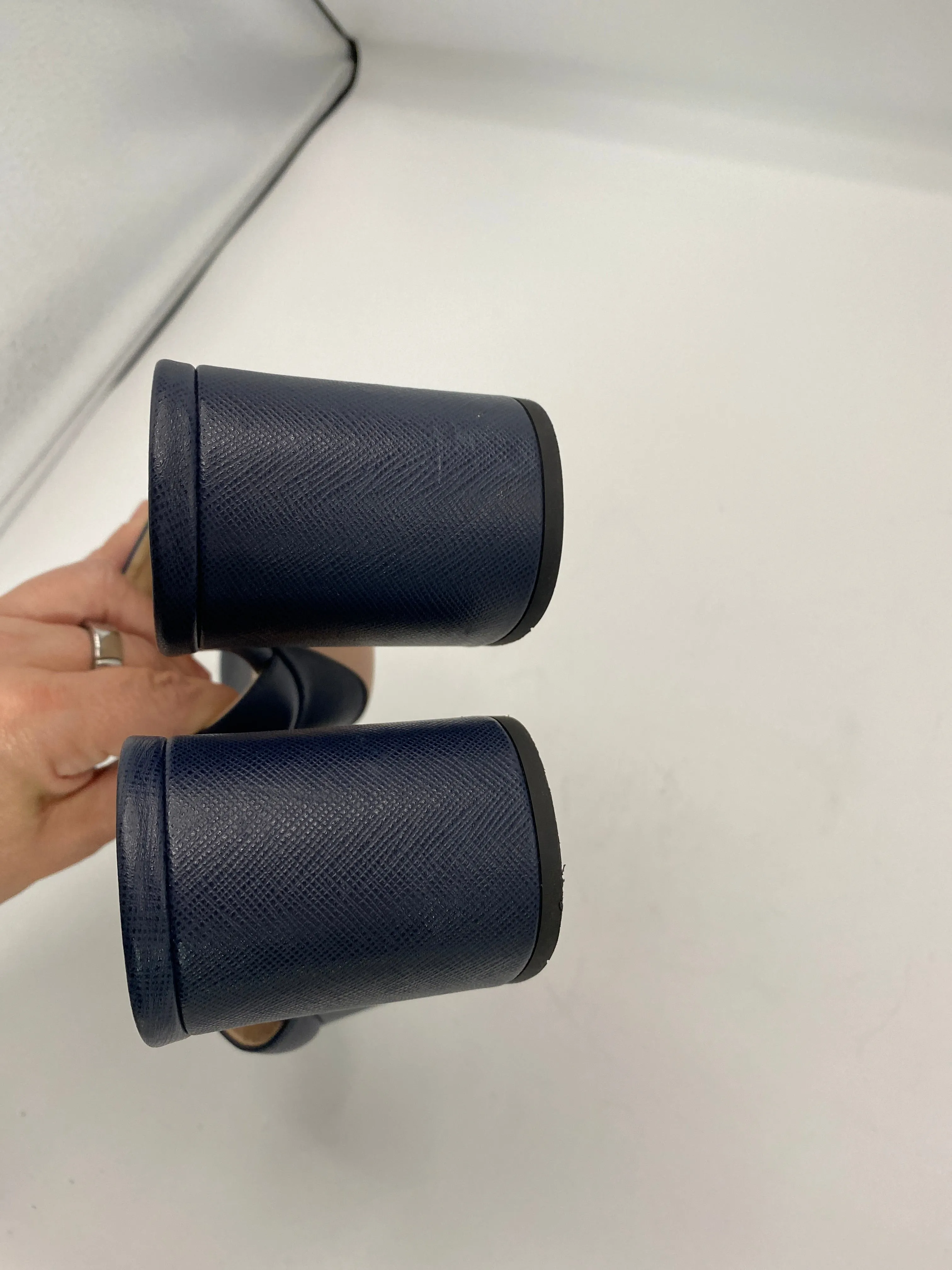 Prada logo mules