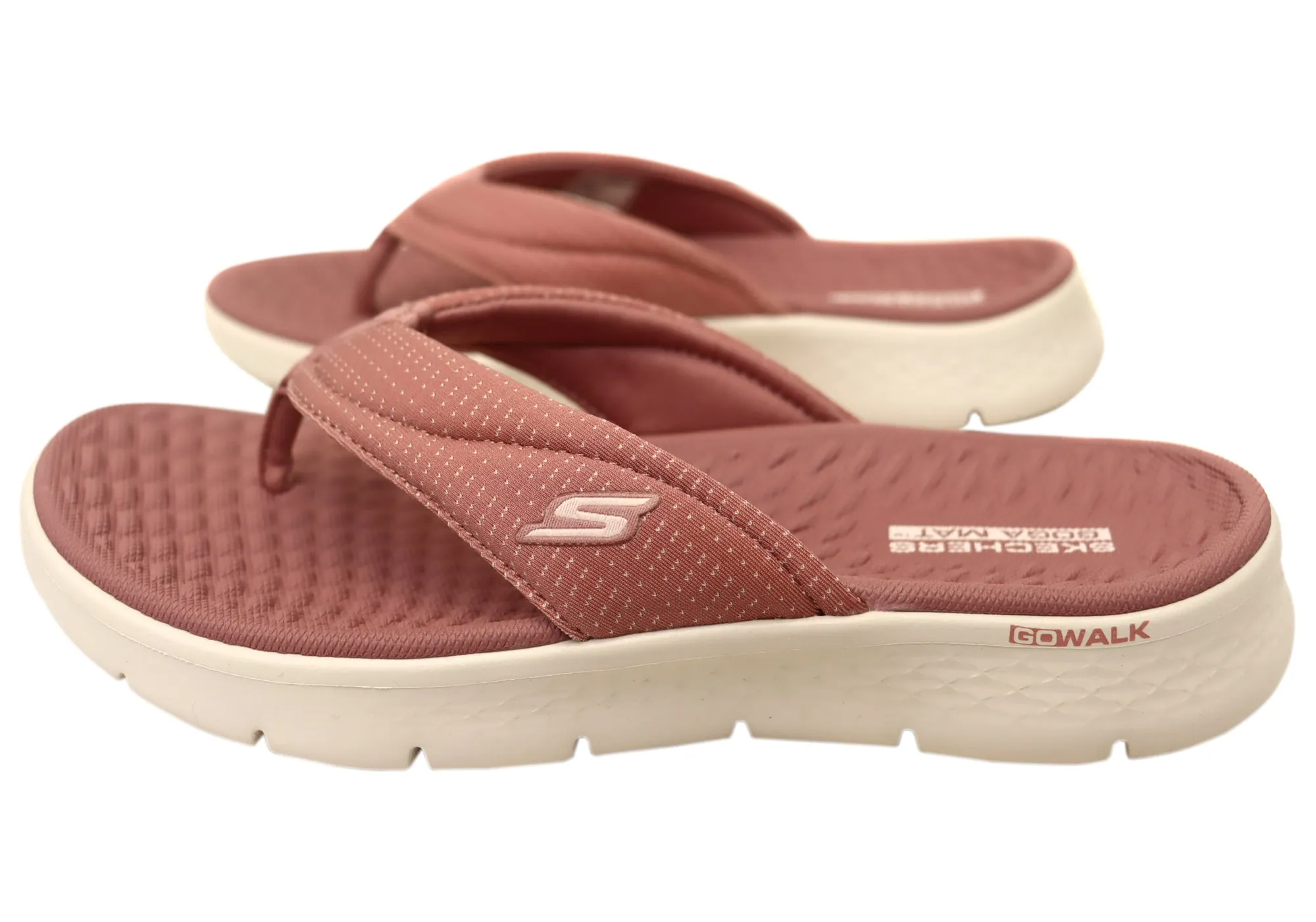 Skechers Womens GOwalk Flex Sandal Impress Comfortable Thongs