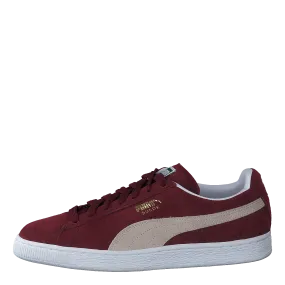 Suede Classic  Cabernet-white