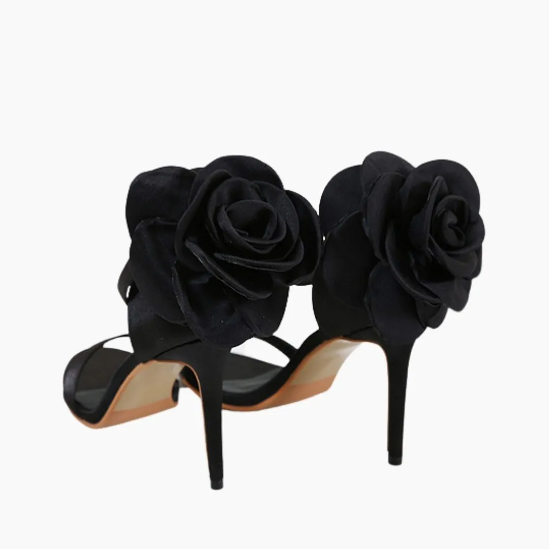 Thin Heels, Buckle Strap : Party Heels