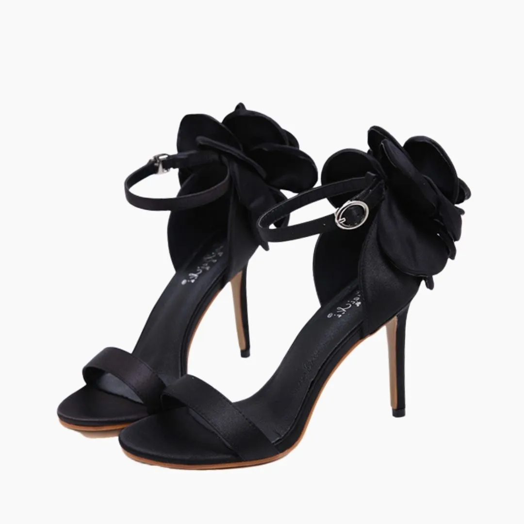 Thin Heels, Buckle Strap : Party Heels
