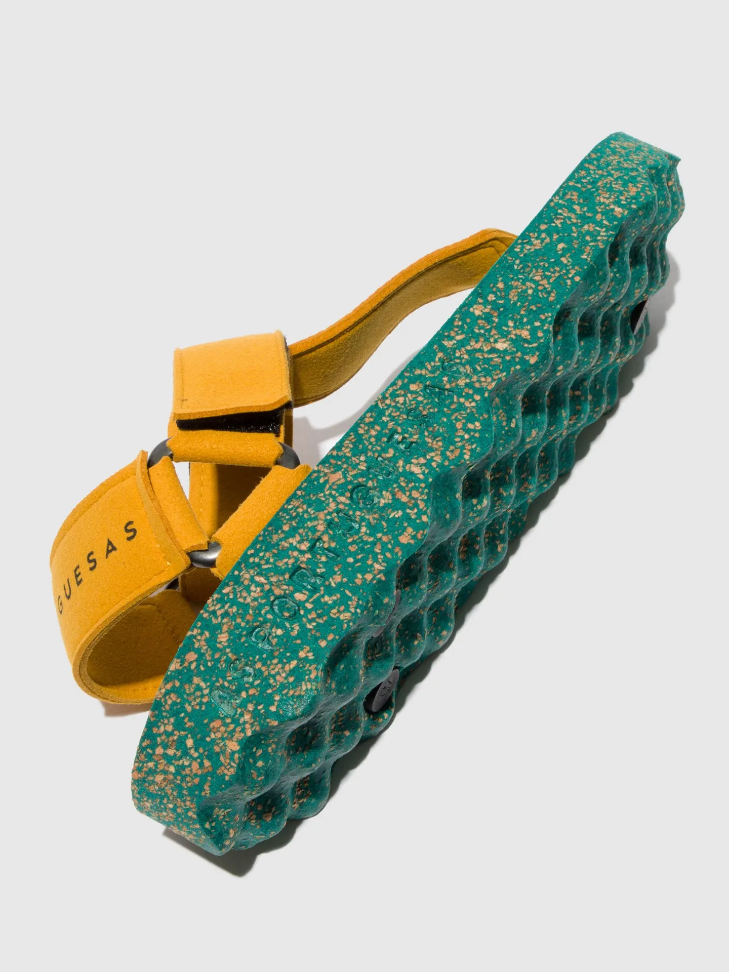 Thong Sandals FIZZ Yellow Suede