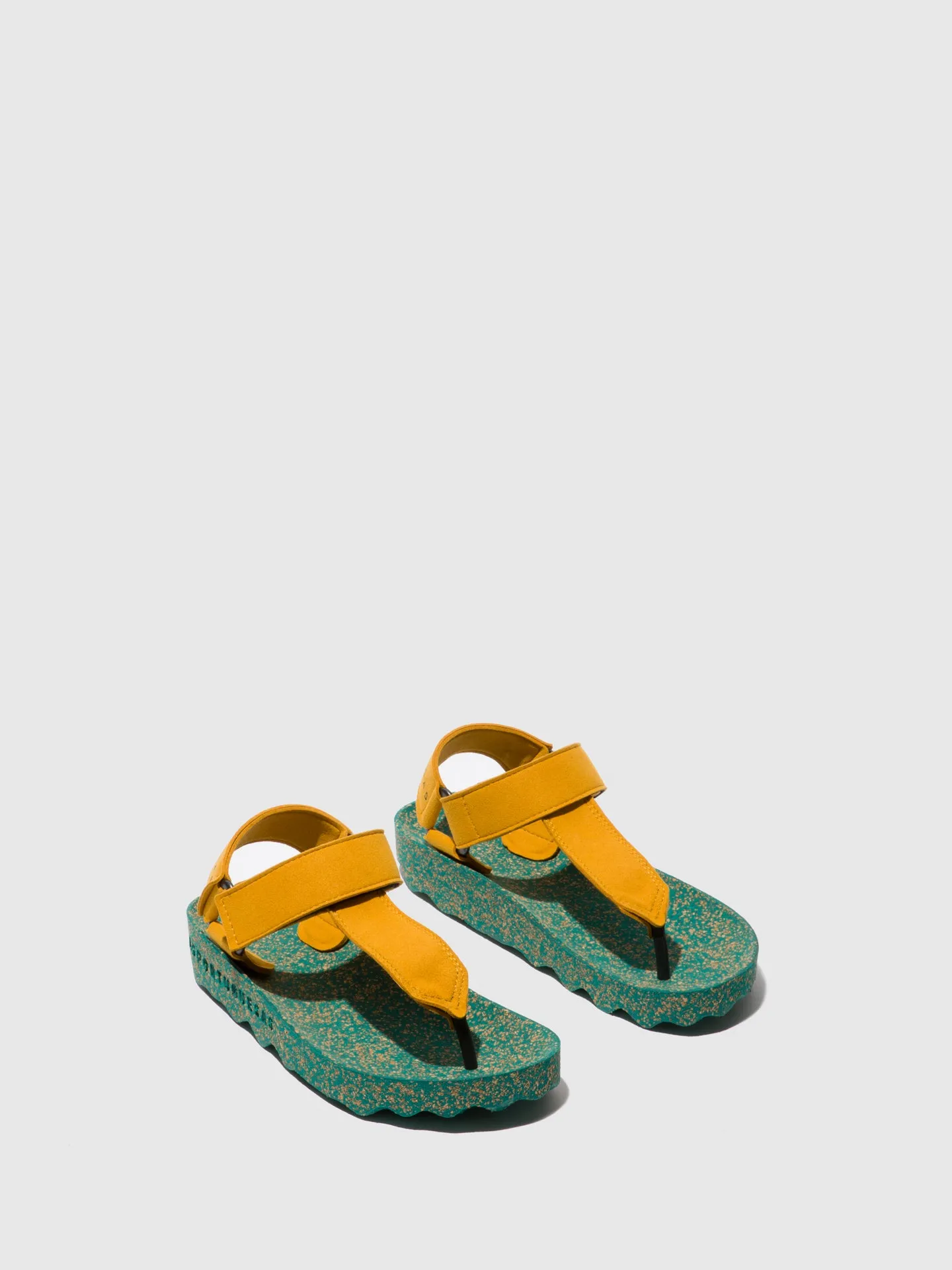 Thong Sandals FIZZ Yellow Suede