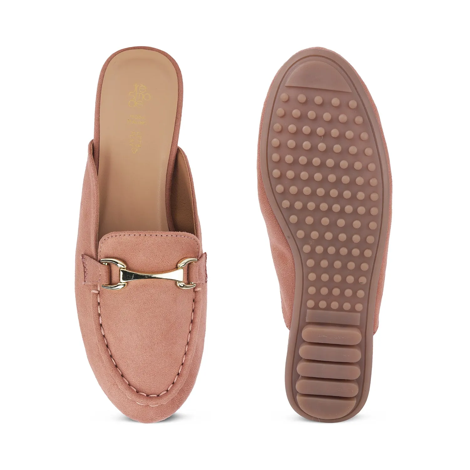 Tresmode Aflip Pink Women's Dress Mules
