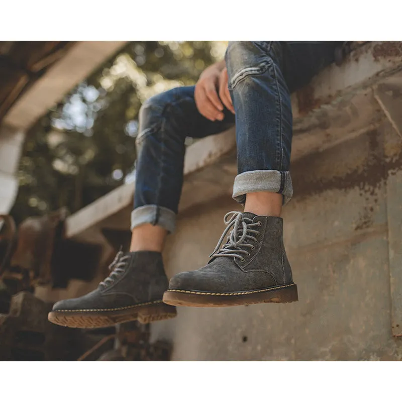 Vintage Boots - Men's Soft Toe Comfortable Work Boots