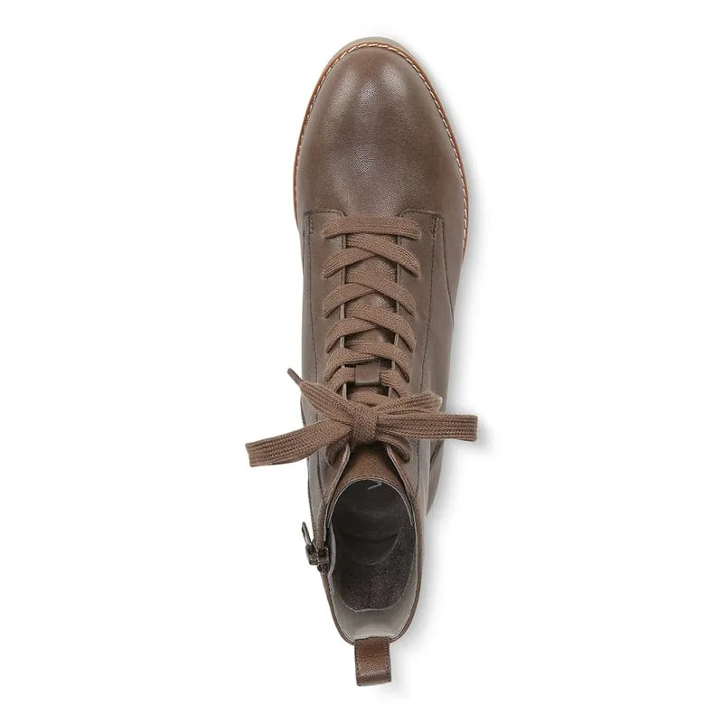 Vionic Women's Lani Combat Boots- Brown