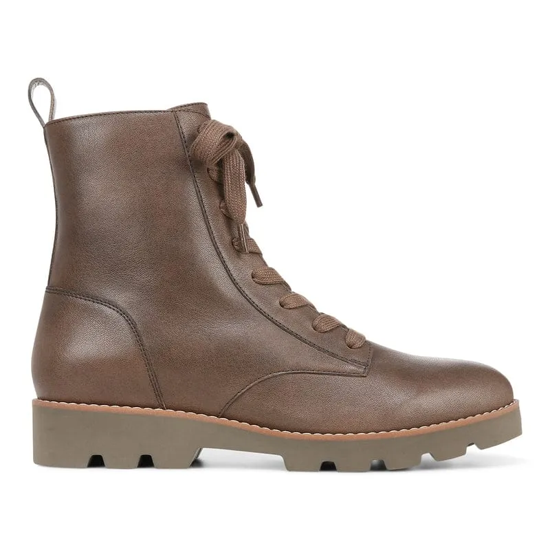 Vionic Women's Lani Combat Boots- Brown