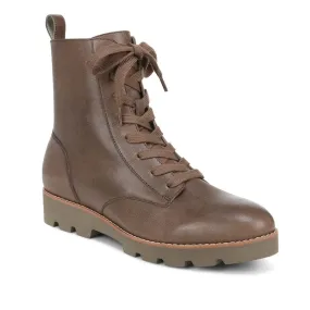 Vionic Women's Lani Combat Boots- Brown